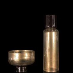 Vaso alto in oro Giano