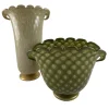 Vaso alto in vetro beige zoomorfo Conchiglia