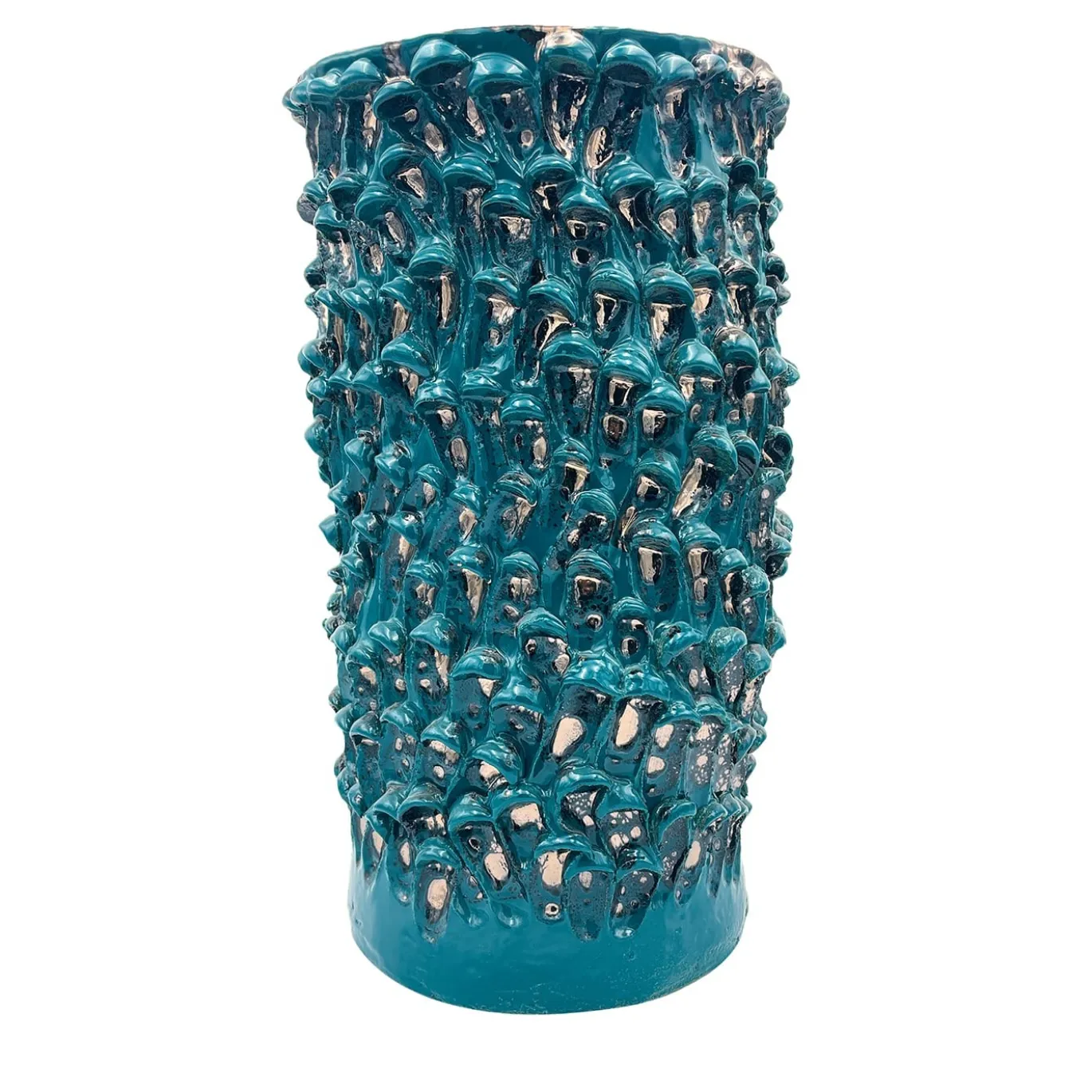 Vaso alto Onda Metallic Biscay Bay
