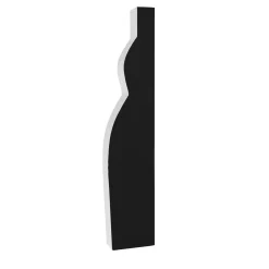 Vaso alto Pacay in bianco e nero