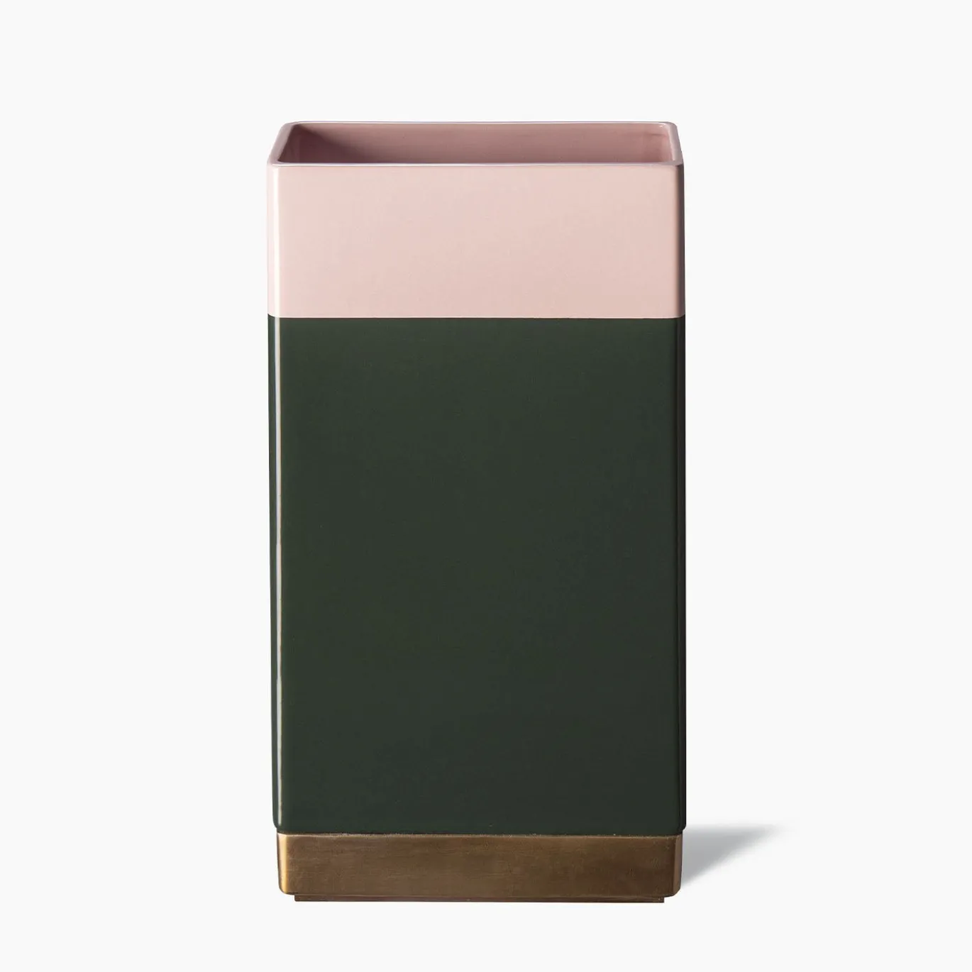 Vaso alto rosa e verde di Dimorestudio