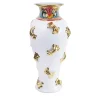 Vaso a mosaico bianco