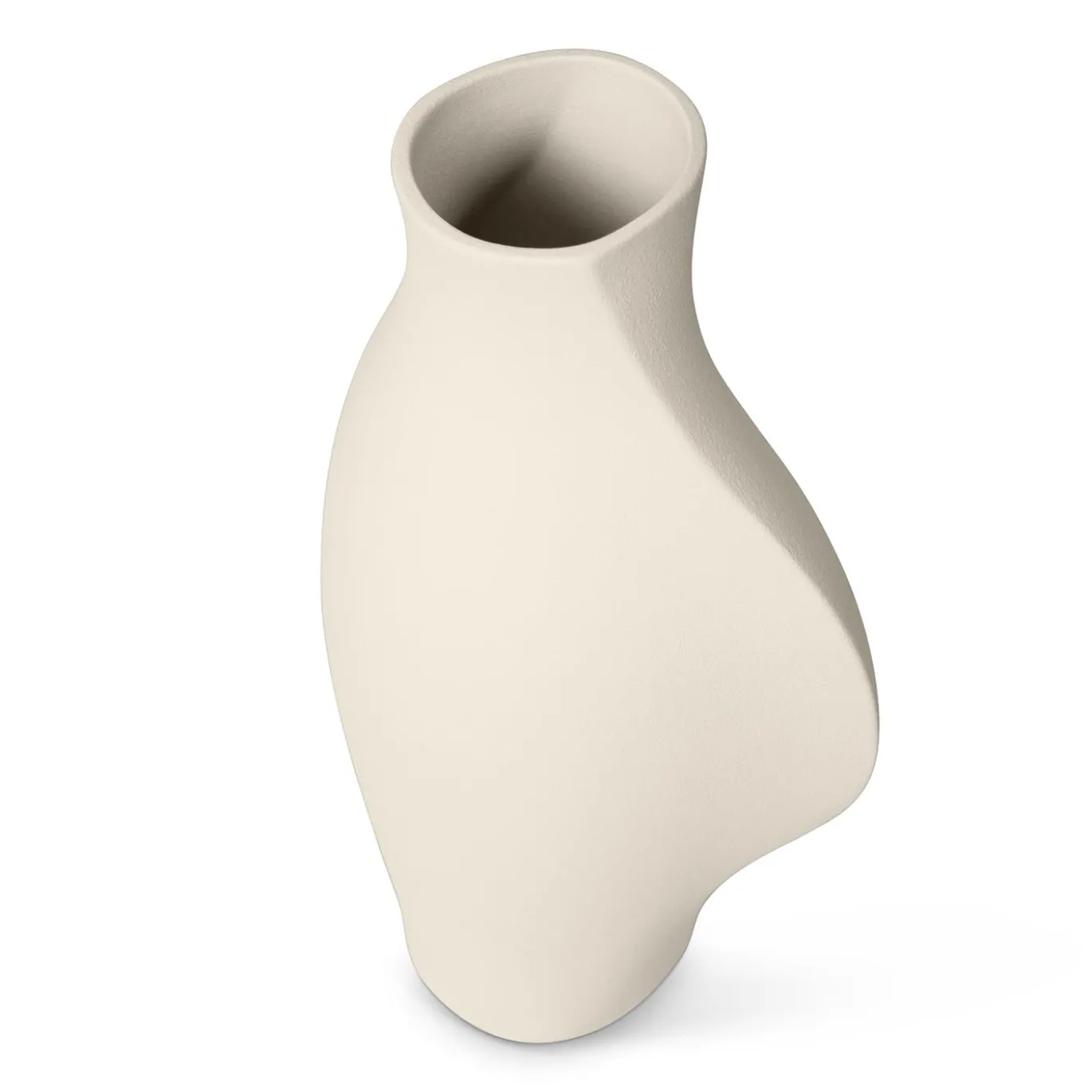 Vaso Anfora Augusta in porcellana bianca