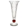 Vaso a sfera rosso venato Ginostra