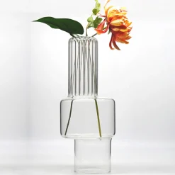 Vaso asimmetrico trasparente Naxos