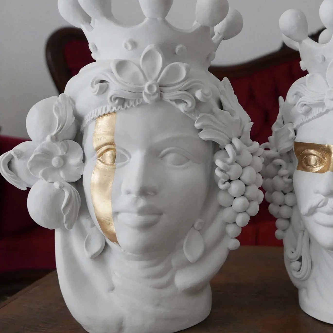 Vaso a testa Donna Carmela