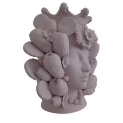 Vaso a testa Donna Rosa