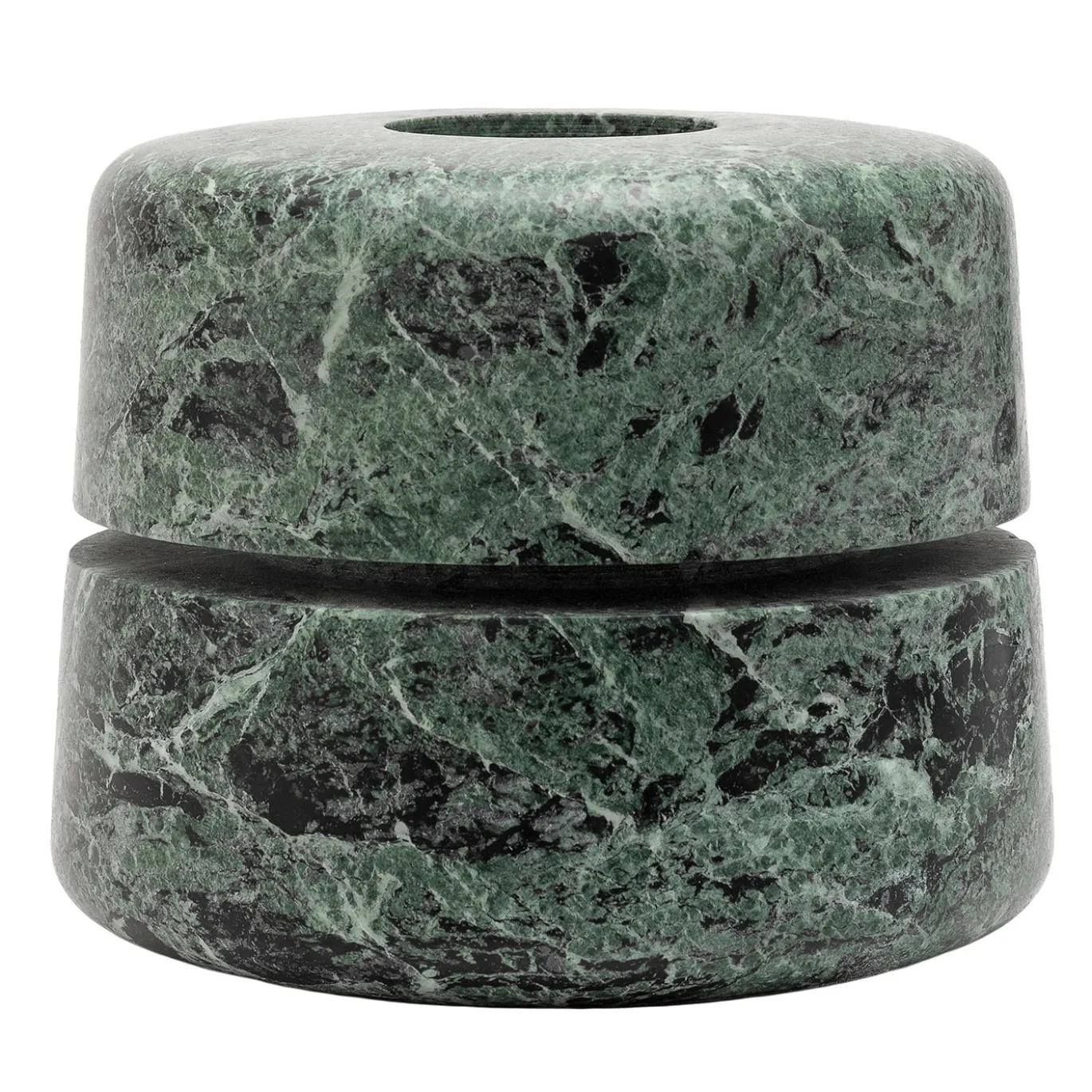 Vaso Atlantico S in Marmo Verde di Andrea Ghisoni