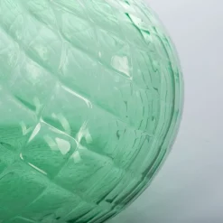 Vaso Balloton verde con bordo blu