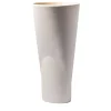 Vaso bianco alto Chamelea