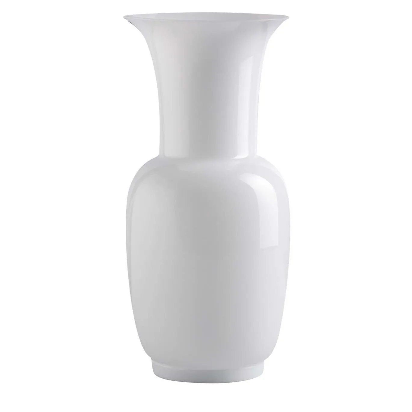 Vaso bianco Opalino di Paolo Venini