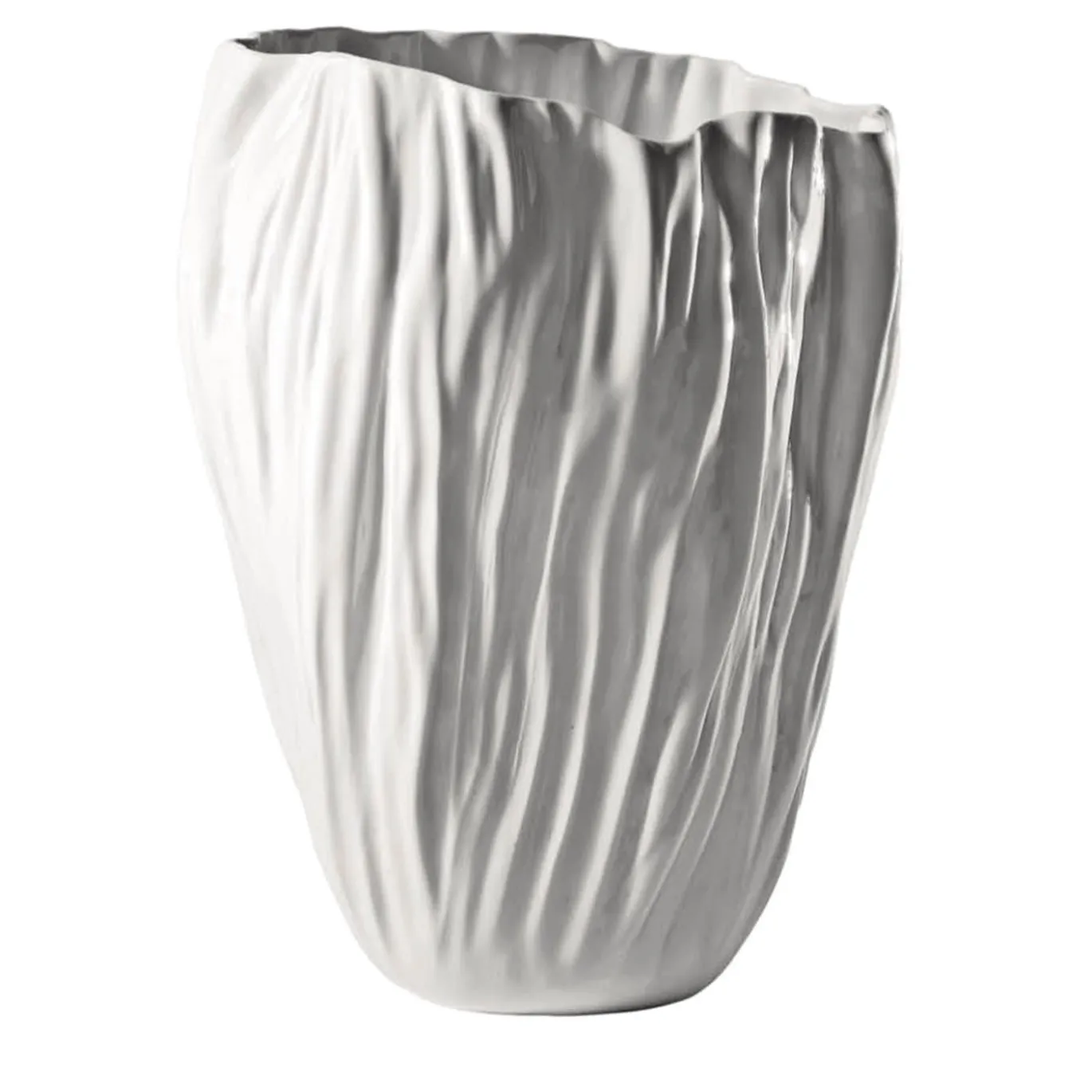 Vaso bianco stropicciato Adelaide di Xie Dong #1