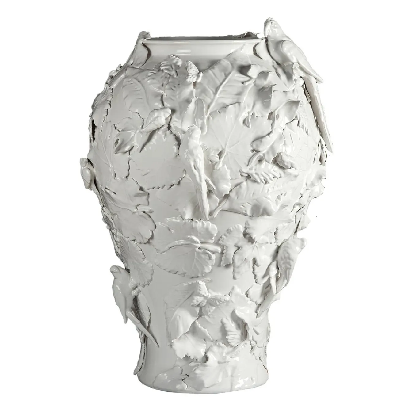 Vaso bianco tropicale di Antonio Fullin