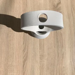 Vaso B29 in ceramica bianca grezza