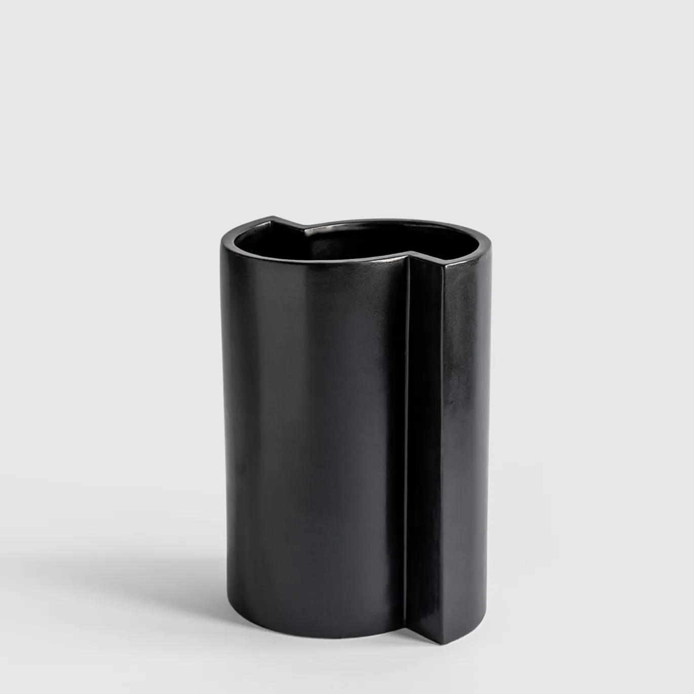 Vaso Bishop in ceramica nera