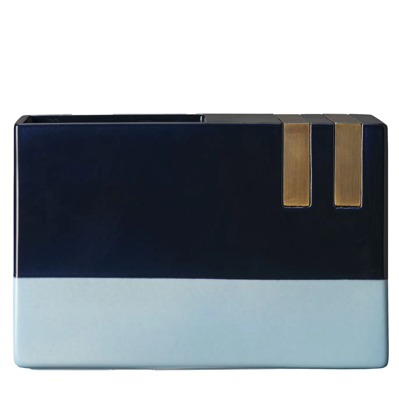 Vaso blu e ottone di Dimorestudio