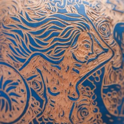 Vaso blu La Sirena Guerriera di Clara Holt e Chiara Zoppei