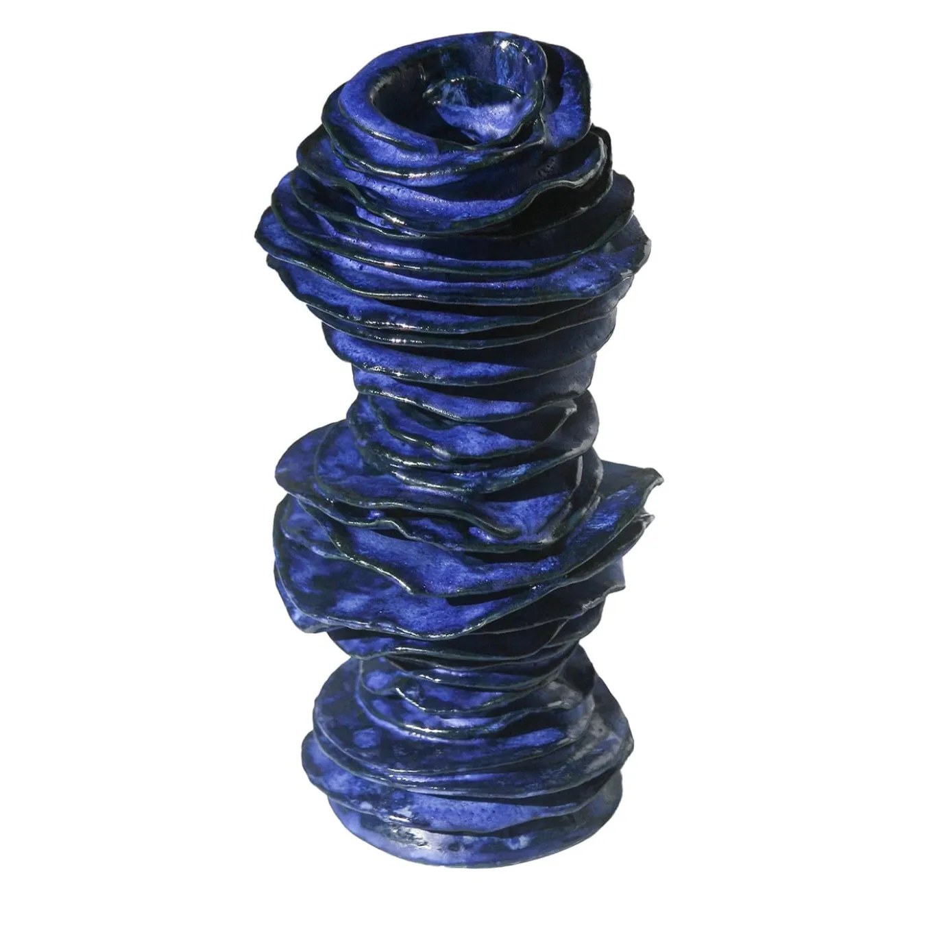 Vaso blu Onde