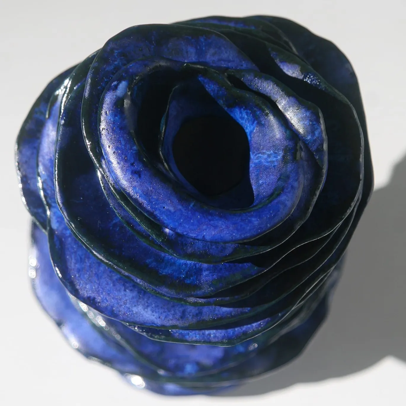 Vaso blu Onde