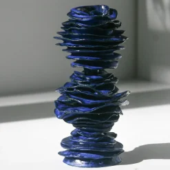 Vaso blu Onde