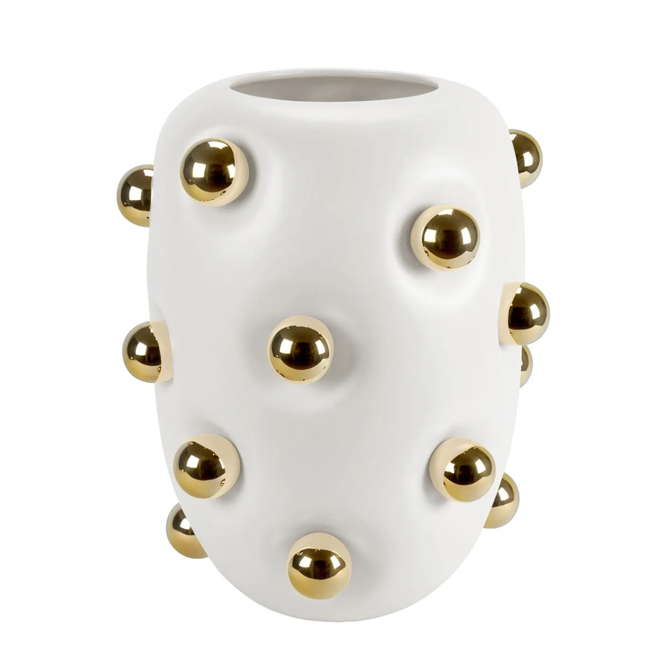 Vaso BonBon Vanilla in ceramica bianca