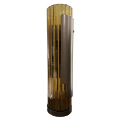 Vaso Bon Ton in Vetro e Metallo