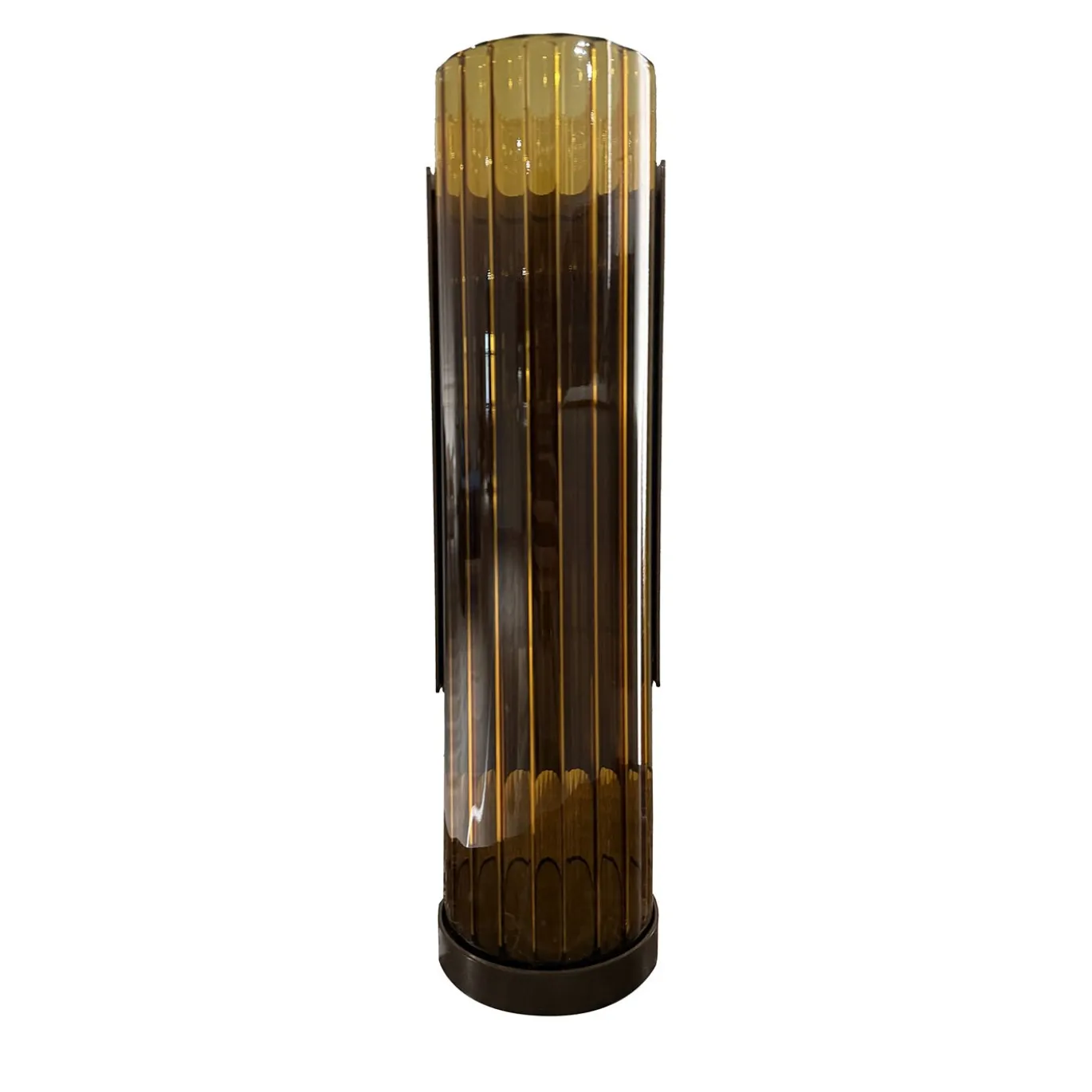 Vaso Bon Ton in Vetro e Metallo
