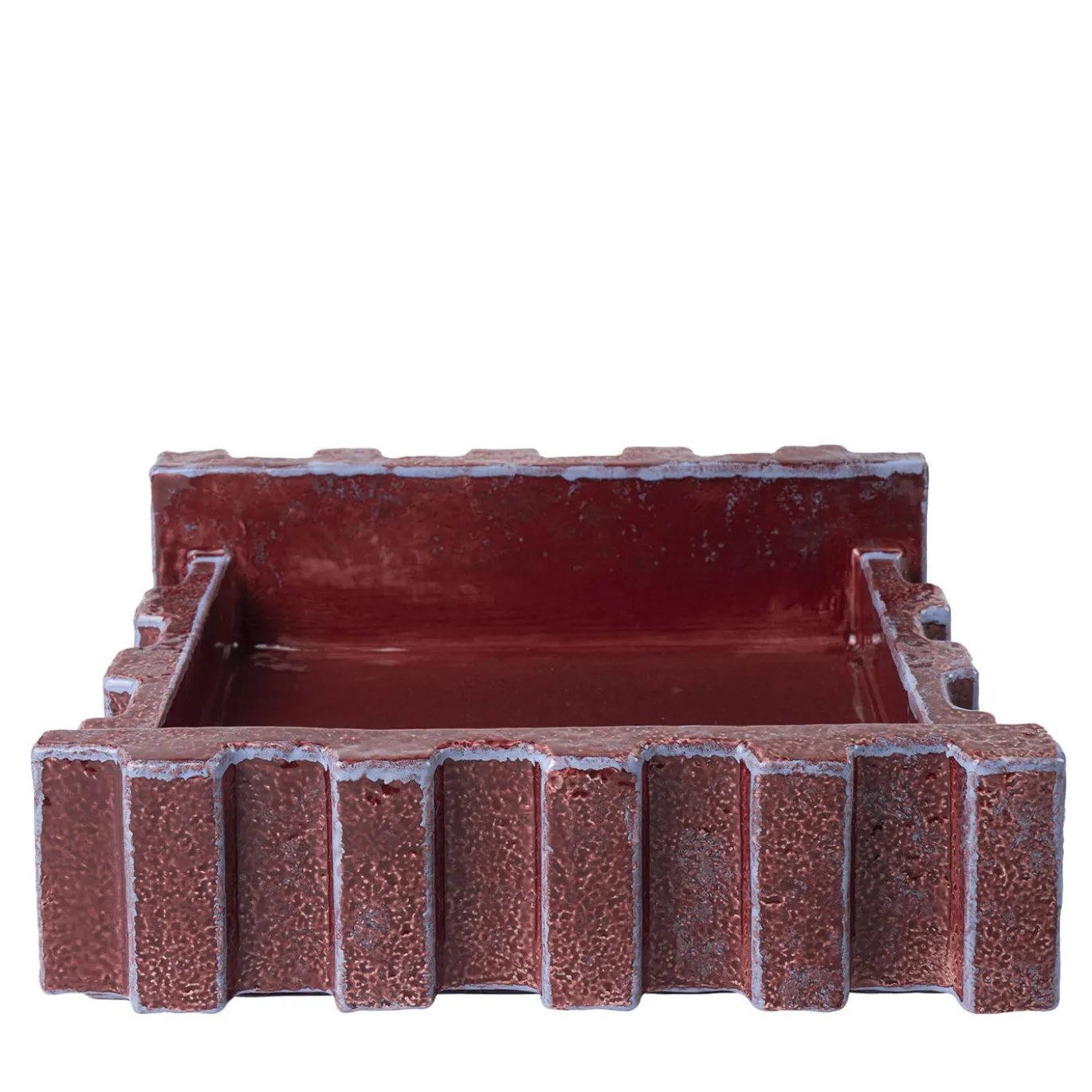 Vaso bordeaux e glicine Merlate Bolo N. 4 di Patricia Urquiola