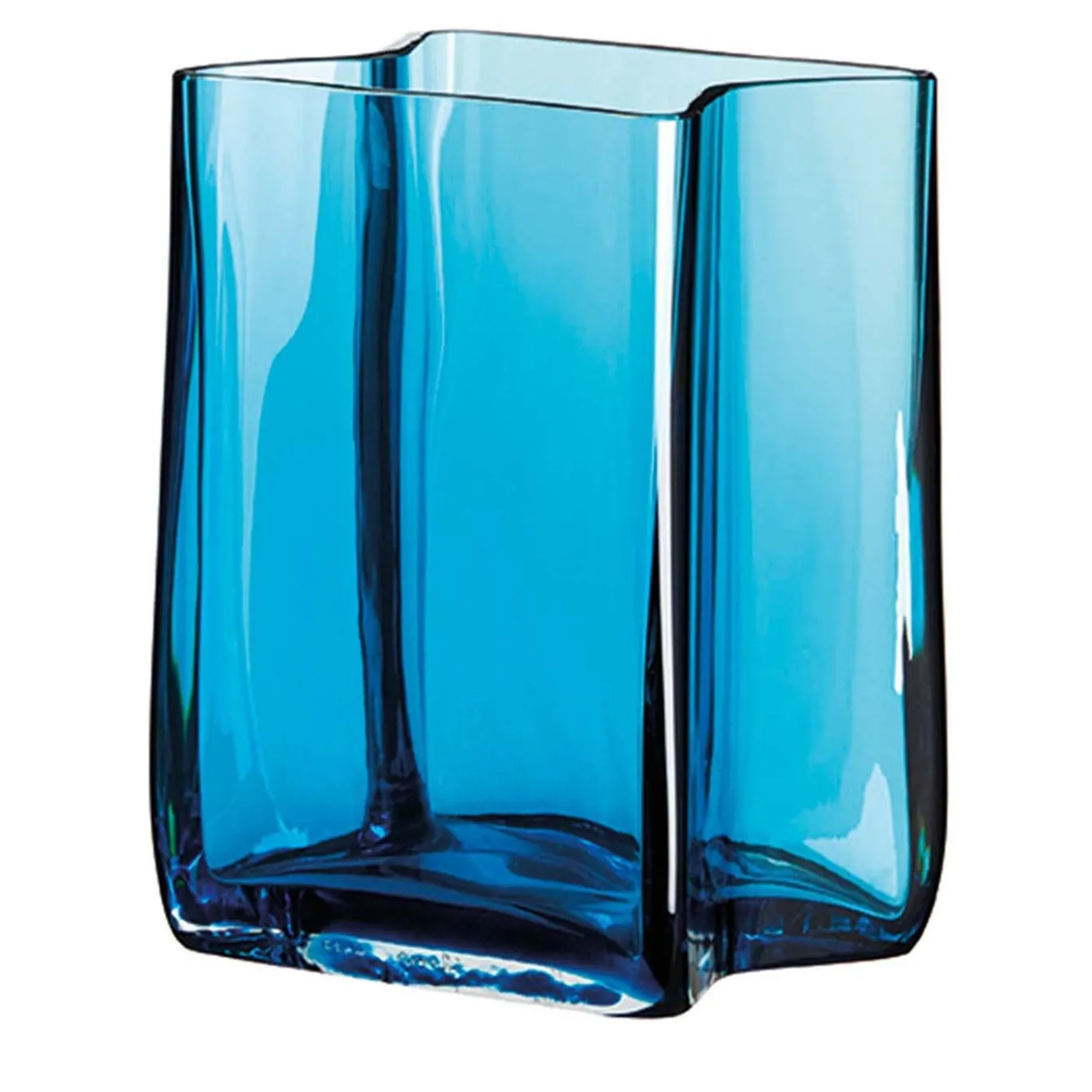 Vaso Bosco Small Flounced Light-Blue di Carlo Moretti