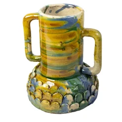 Vaso Bradamante Specchio Giallo