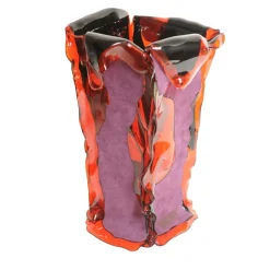 Vaso Bromelia rosso chiaro