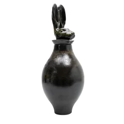 Vaso Canopo Lepre Nero XL