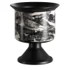 Vaso Catramina in ceramica nera di Jean-Christophe Clair