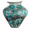 Vaso Ceramica Areté Ecos Verde Rame