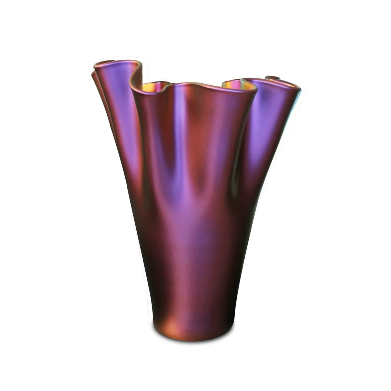 Vaso Chameleon Wrap in Vetro Multicolore