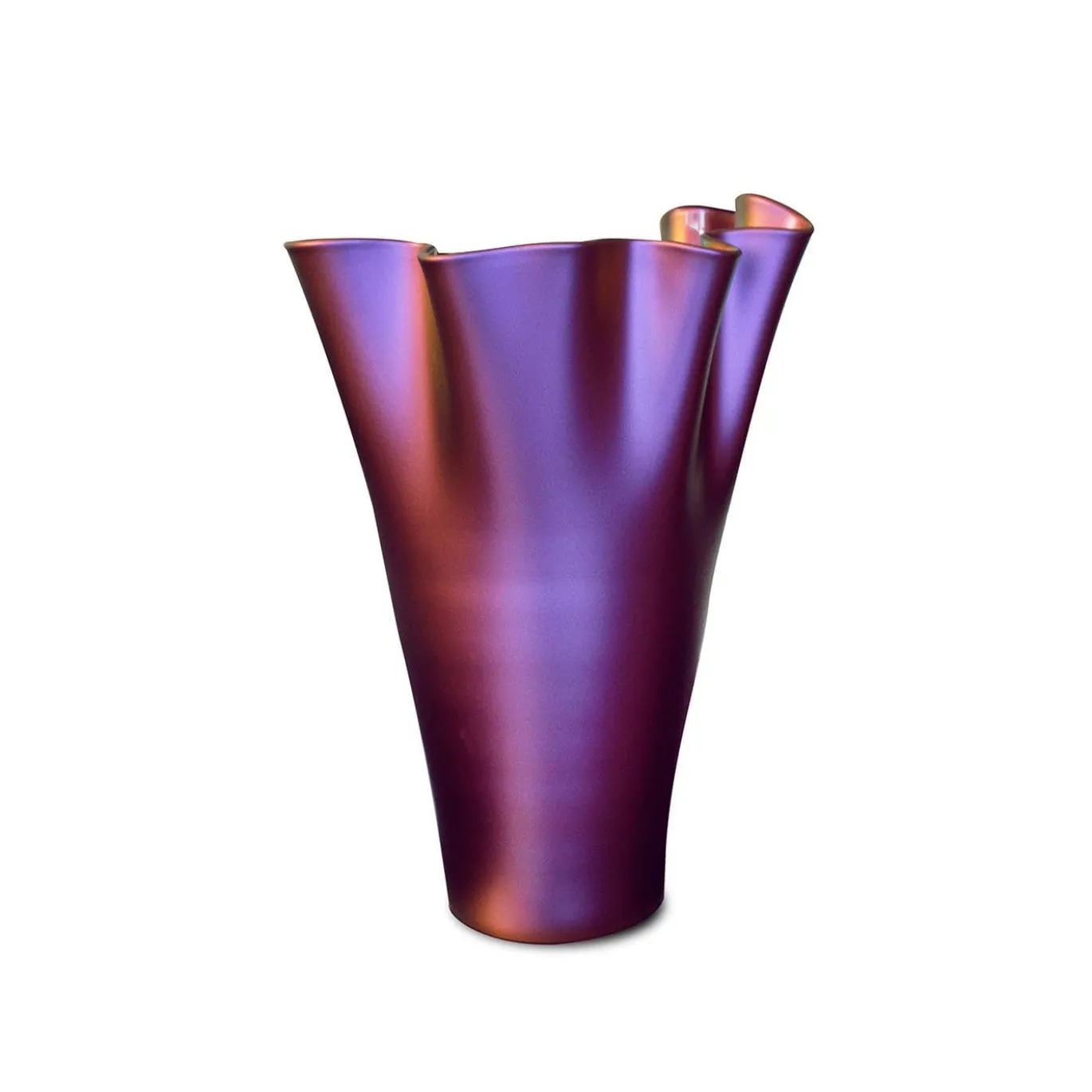Vaso Chameleon Wrap in Vetro Multicolore