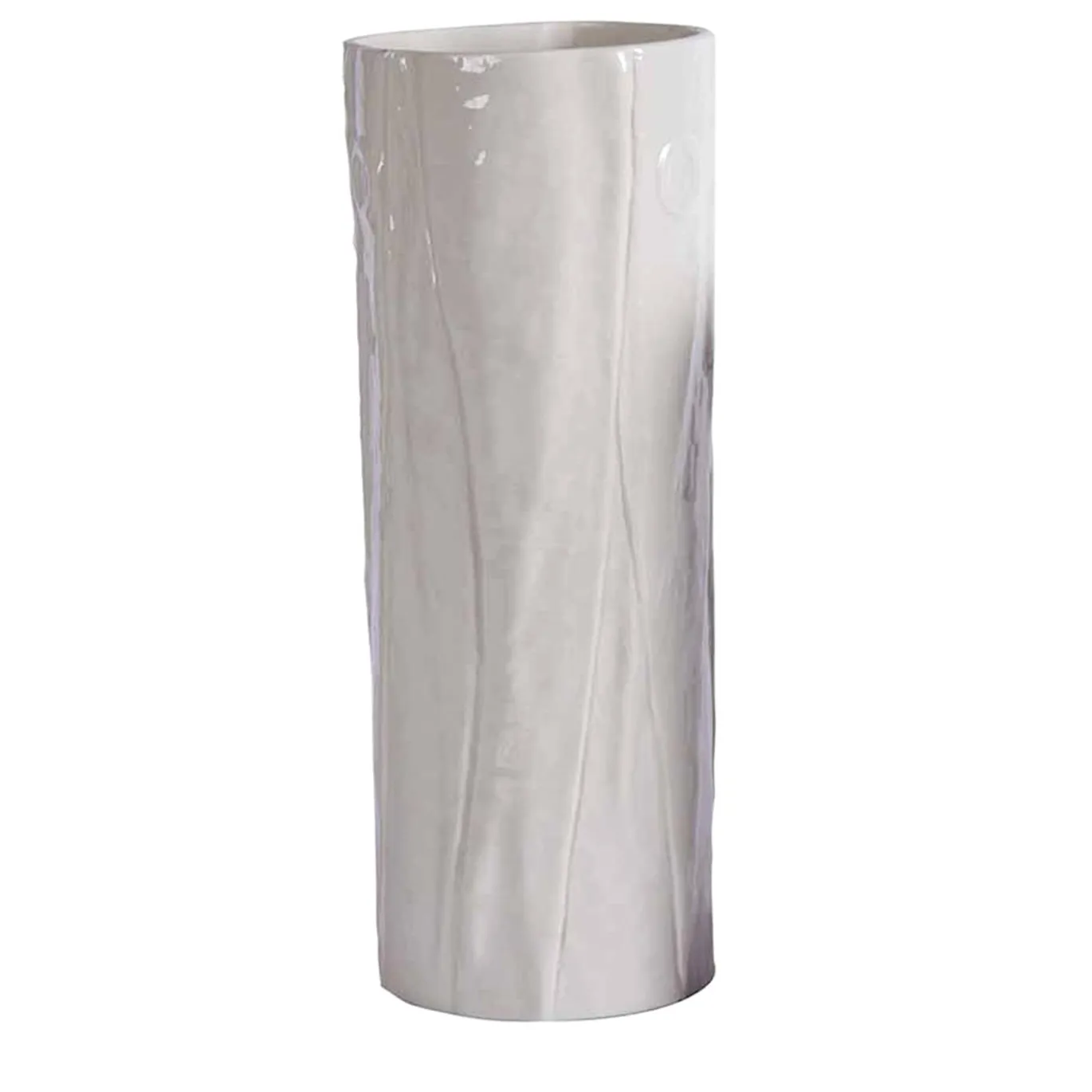VASO CILINDRICO CAPRI GRANDE - BIANCO