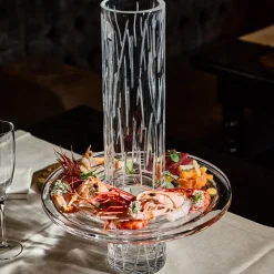 Vaso cilindrico Downtown in cristallo