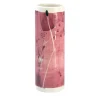 Vaso Cilindrico in Ceramica Rosa Incisa Monolith