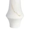 Vaso cilindrico in marmo Paonazzo satinato Saturno