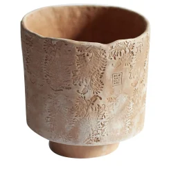 Vaso Cilindrico in Terracotta