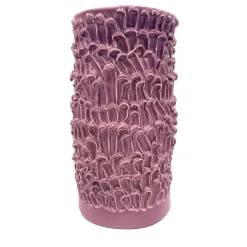 Vaso cilindrico Onda Opera Malva