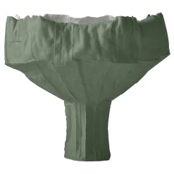 Vaso Ciotola Anemone Corteccia C1/Fango in Ceramica Verde