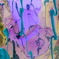 Vaso Clear Grande in resina multicolore di Gaetano Pesce