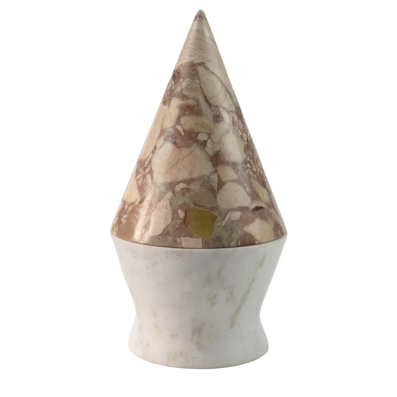 Vaso con coperchio Itineranti 12 in marmo