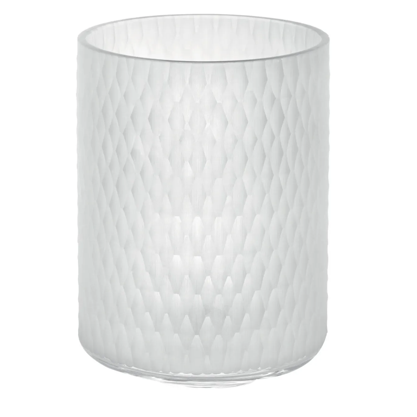 Vaso con motivo esagonale