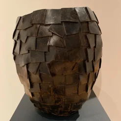 Vaso Cuoio in Ferro Nero #1