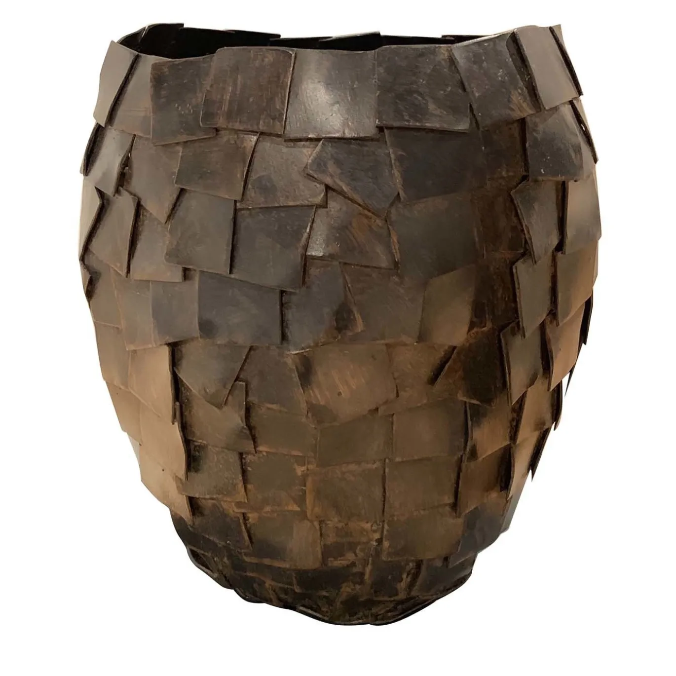 Vaso Cuoio in Ferro Nero #1