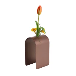 Vaso Dahlia in oro rosa