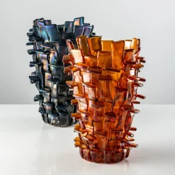Vaso d'ambra Ritagli di Fulvio Bianconi in edizione limitata
